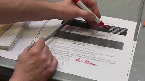 固定布线电缆的最小弯曲半径