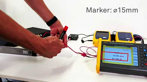 光缆弯曲损耗测试