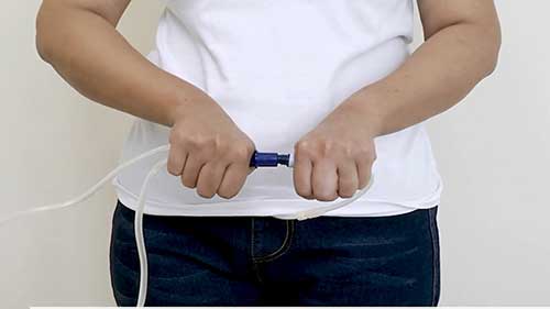 持续非卧床腹膜透析操作指导