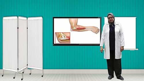 风湿病检查：肘关节