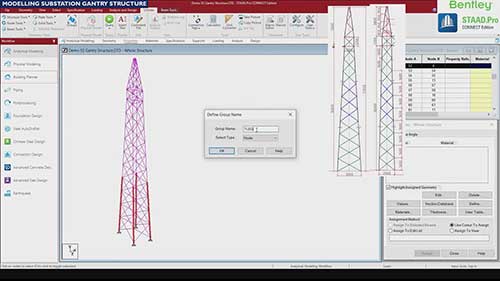 变电站构架结构建模02