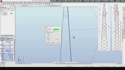 变电站构架结构分析建模02