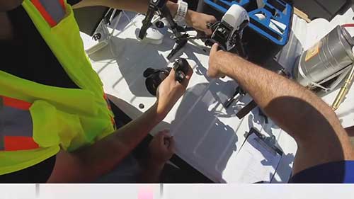 使用无人机监察变电站情况