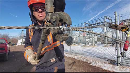 线路检修工具06更换H型线夹