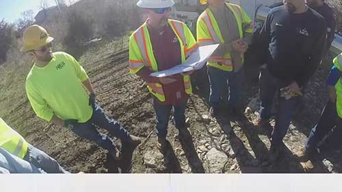 钢配线杆的安装