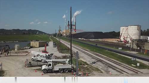 发电厂配电线路安装