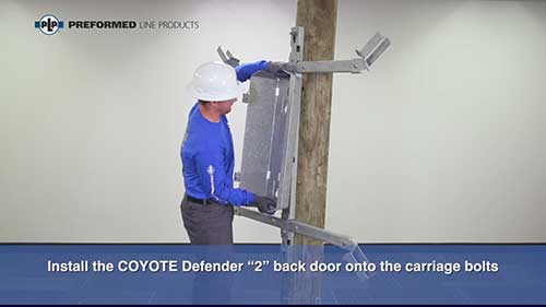 封闭式电缆支架的安装