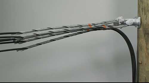 电缆支架的直挂式安装