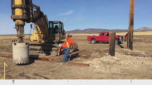 H型木质电线杆的检修