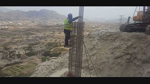 输电线路杆塔基础的施工