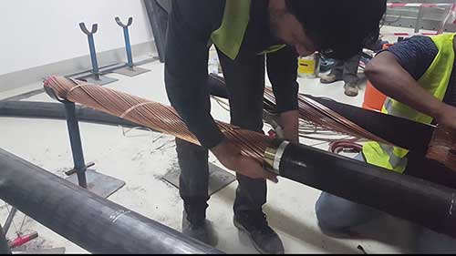 地下电缆的气体绝缘终端