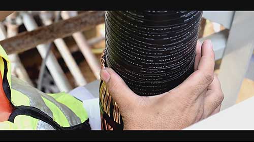 户外电缆终端头的安装02