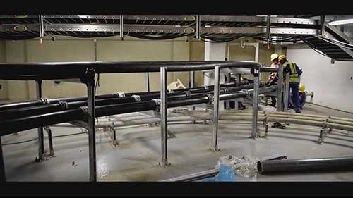 地下电缆支架的安装