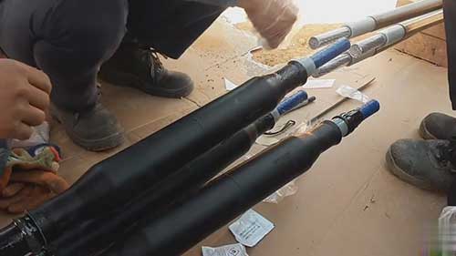 如何连接地下电缆