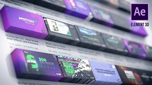 在AfterEffects中创建3D网站动画