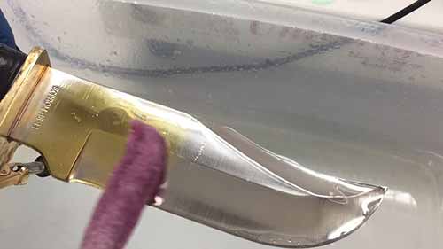 不锈钢刷镀演示