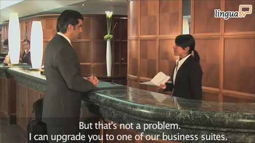 商务英语之办理入住