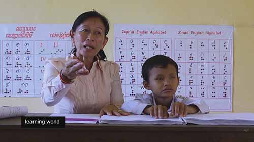 柬埔寨盲人的全面教育