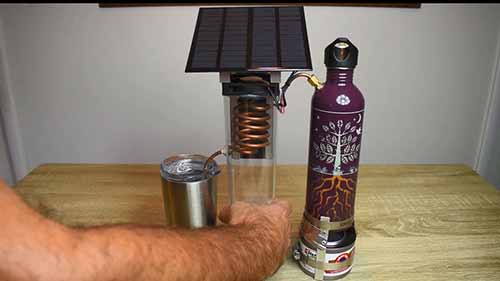 DIY太阳能海水淡化器