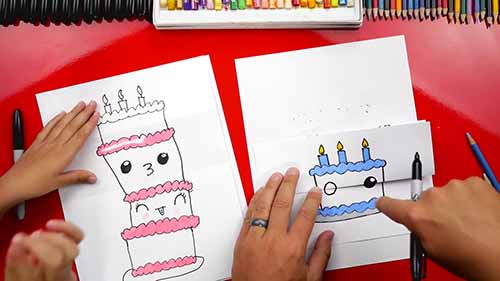 折叠画系列——多层蛋糕