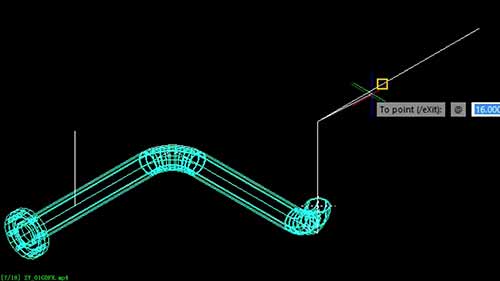 CAD绘制管道阀芯