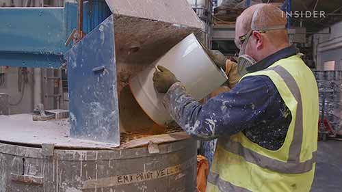 高端油漆的制造过程