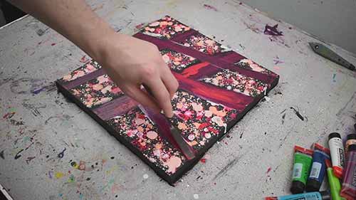 用胶带就能完成的印象派画作