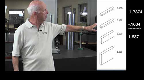 精密测量-量块堆放的方法