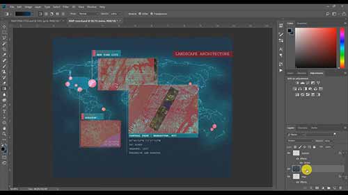 绘制复联式效果图