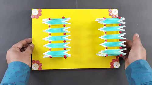 棉棒创意手工艺品 2