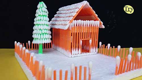 棉棒创意手工艺品 4