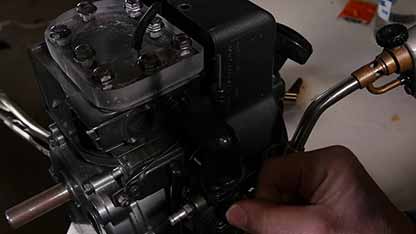 慢镜头看发动机-丙烷燃料