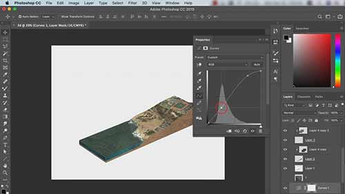 绘制三维等距地势图