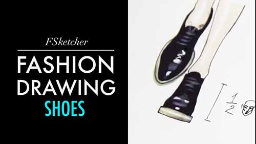 时尚设计课：黑色系带皮鞋