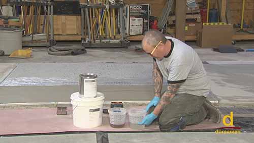 铺设石英砂地面 1