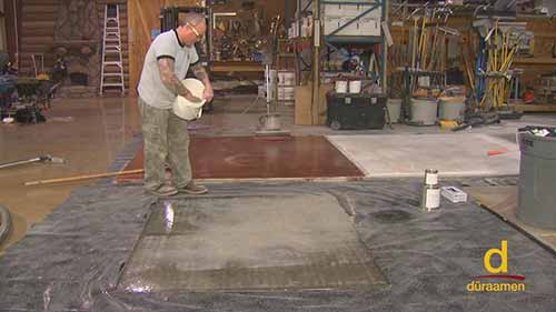 铺设石英砂地面 2