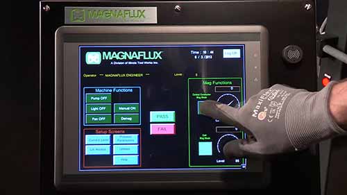 石油管道管接头磁粉探伤系统