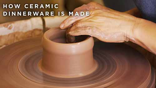 陶瓷餐具的制作方法