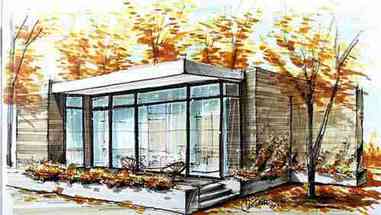 建筑素描-房子5