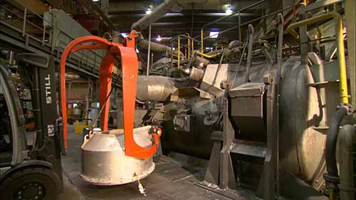 宝马发动机缸体铸造过程