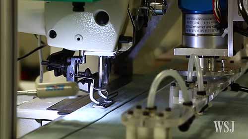 缝纫过程自动化