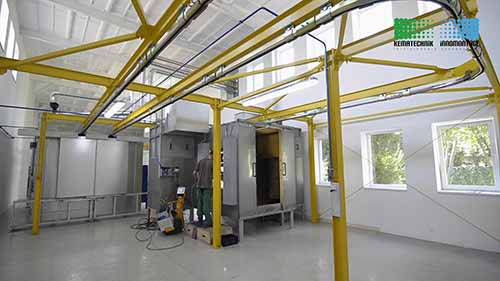 喷涂工艺流水线