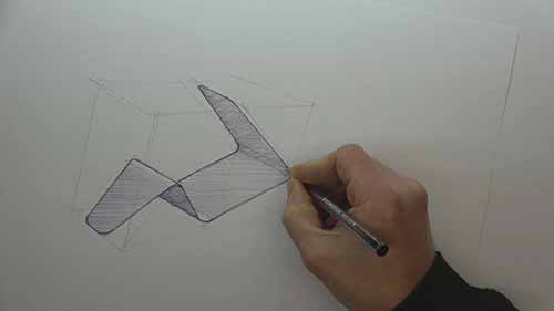 工业设计素描的阴影技巧