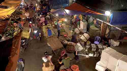 河内最大的农贸夜市