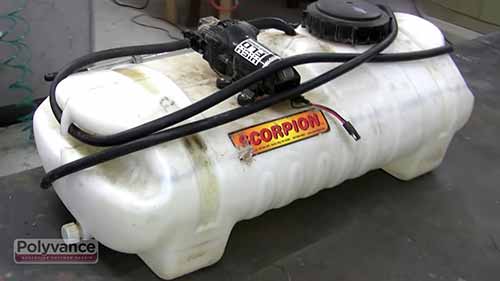 如何修理聚乙烯农用喷雾罐