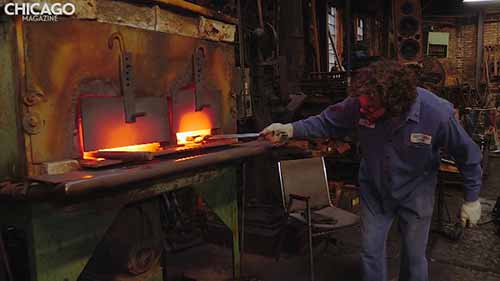 传统的手工金属加工作坊