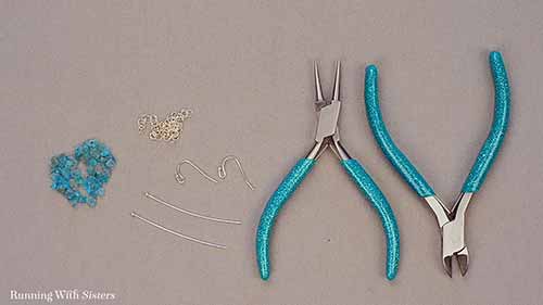 如何制作宝石片和链坠耳环