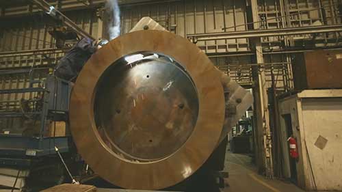 生产法兰西斯水轮机的座环