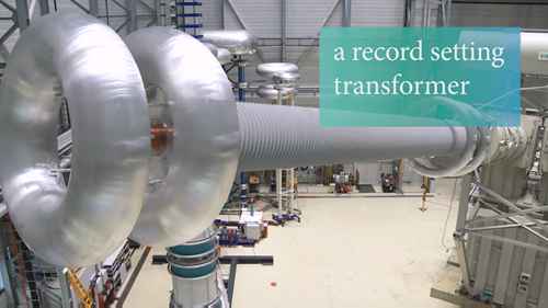 西门子首台1100千伏高压直流变压器