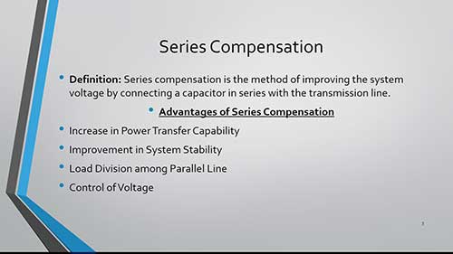 输电线路中的串联补偿与并联补偿